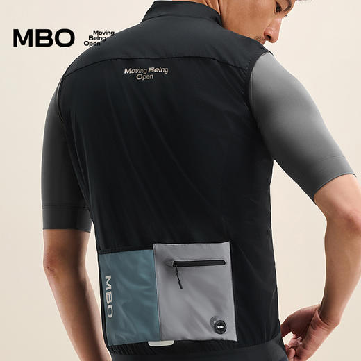 MBO男子骑行马甲CLV32A 25年四季款时尚多功能防风马甲 商品图6