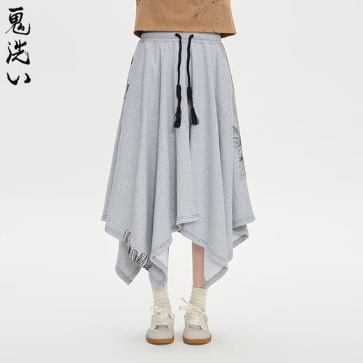 ONIARAI/鬼洗25秋季黑标古石器时代幻想植物半截卫裙女式 25A9402 商品图1