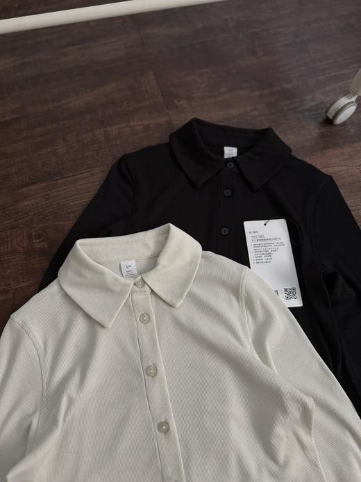 露露Hold  Tight女士紧身剪裁带领长袖衬衣 商品图5