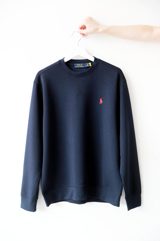 穿了不想脱，卫衣+卫裤一起。胸口小标宽松氛围感圆领套装C090568 商品图9