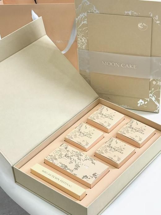 对月抚琴·中秋月饼礼盒 商品图0