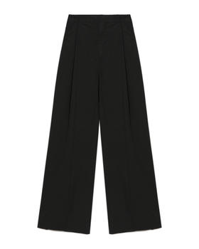 女款阔腿褶皱休闲裤长裤016