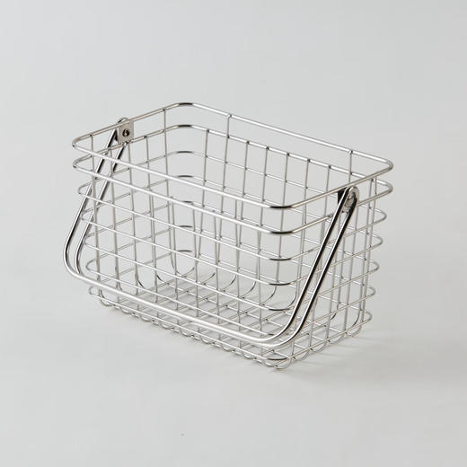  储物筐网篮浴室带提手不锈钢洗衣篮 商品图2