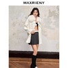 MAXRIENY【商场同款】雪绒之星新中式大衣冬款奶白色双面呢羊毛外套(货号:MC88CT516) 商品缩略图1