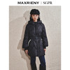 【商场同款】MAXRIENY钉珠织带收腰羽绒服24冬新款保暖外套中长款(货号:MS85DC752) 商品缩略图0
