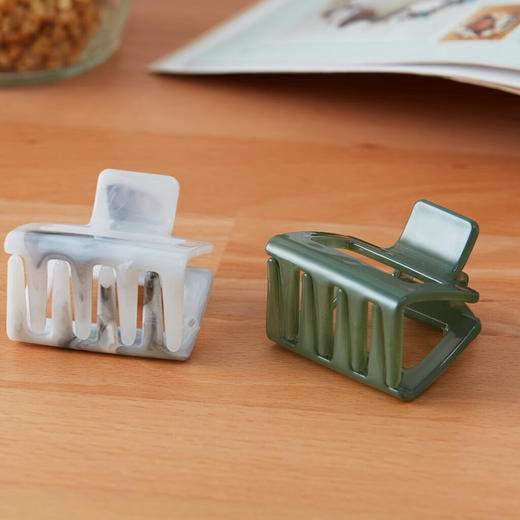  简约发饰高马尾固定抓夹发夹马尾夹 2件套 商品图6