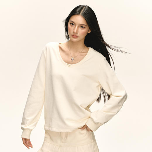 Ariseism 美式复古卫衣女秋季新款宽松上衣 商品图2