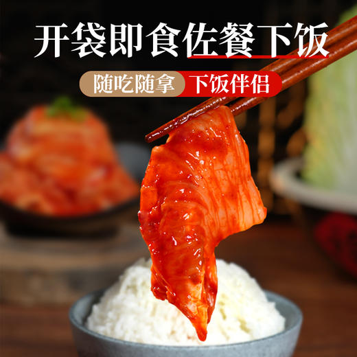 朴小样韩式辣白菜正宗韩国风味泡菜延边朝鲜族下饭小菜袋装免切 商品图1
