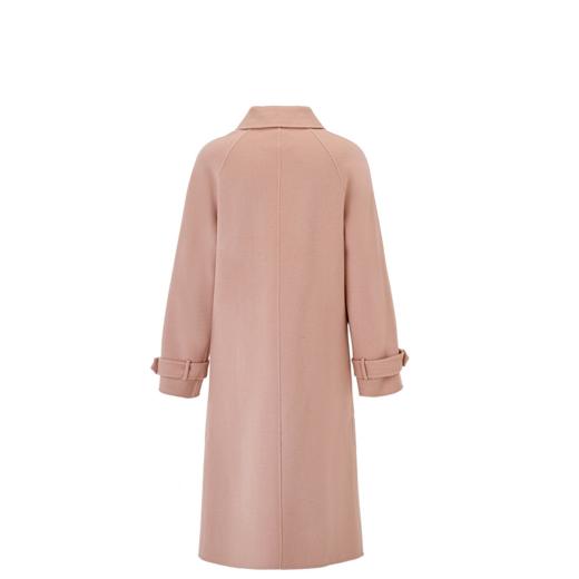 MAXRIENY极简复古通勤感大衣长款新年穿搭双面呢羊毛外套女澳毛(货号:MS88JA790) 商品图1