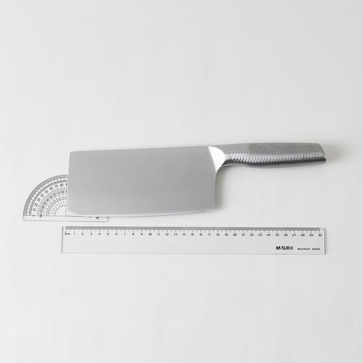  厨房菜刀多功能蔬果刀全不锈钢斩切两用刀三德刀SH01 商品图8