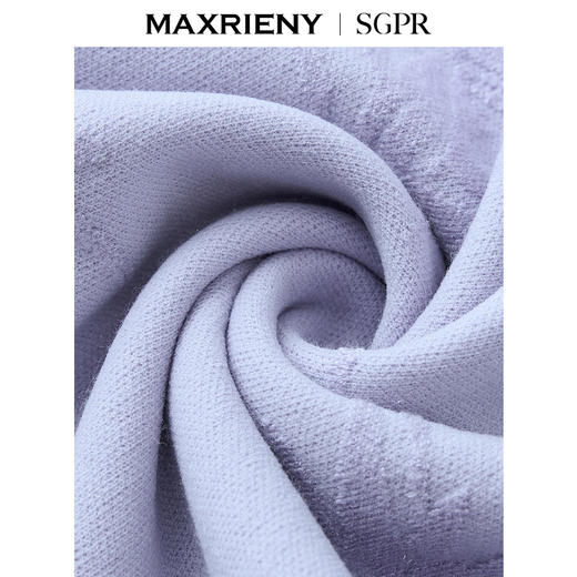 MAXRIENY雪竹衫贵雅新中式套头针织衫女24秋修身显瘦中式盘扣上衣(货号:MS85SW515) 商品图4