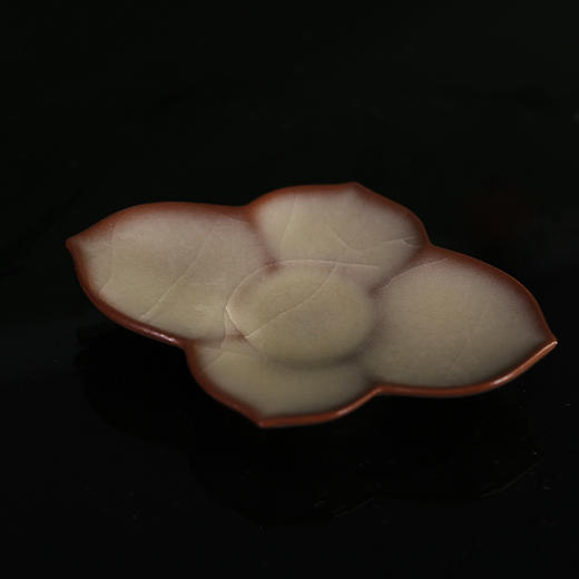 问鼎哥窑牛角款闻素杯垫 5入 商品图1