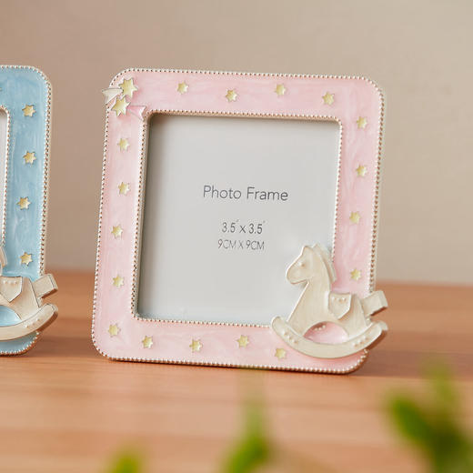 桌面创意摆台相框简约可爱方形木马相框 商品图2