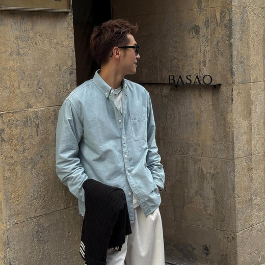 徐太浪【cleanfit 简约通勤】高级感长袖衬衫男春秋休闲衬衣外套 商品图0