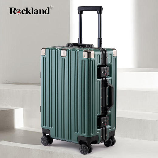 洛克兰先锋系列铝框箱 硬箱CRXB66铝框  白色/黑色/墨绿/深灰—rxs 商品图1