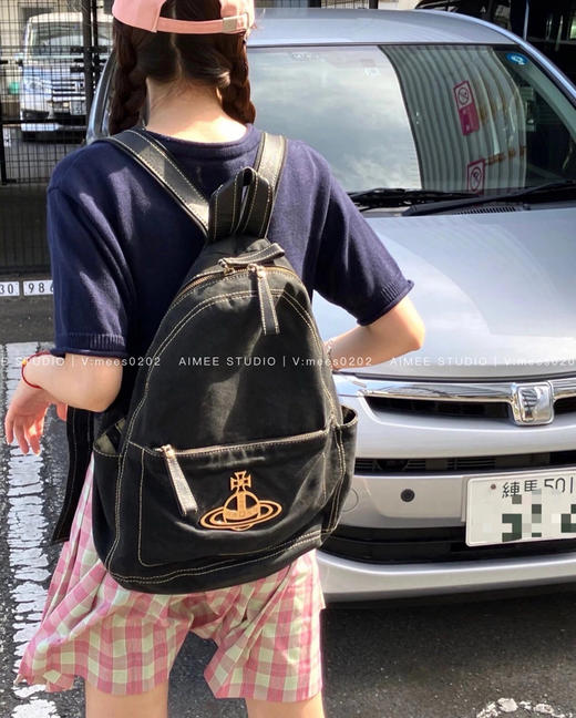 日单限定薇薇安中古双肩包书包090501 商品图10