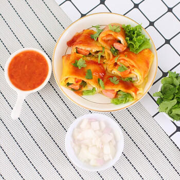 谷生生烤冷面片615g*3袋30片家庭装早餐速食品含酱料皮东北特产小吃年货 /粮油调味 /方便食品 /速食预制主食 商品图2