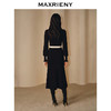 MAXRIENY【商场同款】赫本风连衣裙冬季新款名媛撞色针织裙子中长款(货号:MC88DR809) 商品缩略图2