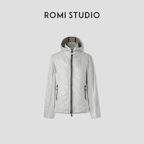 ROMI STUDIO“轻盈过冬”高密定制面料菱格温暖秋冬外套RWCAW85218
