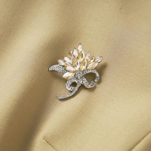 「高货wl」全新升级【铂金会员367/天猫499/差价132】(95326)洛诗琳轻奢高级感连衣裙2025秋季法式优雅收腰A字大摆裙 商品图3