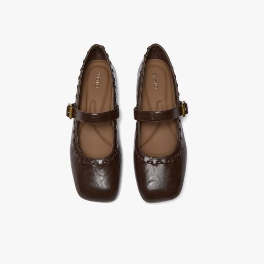 【【云粉节】BF楼百思图2026春新款舒适低跟红色玛丽珍鞋小皮鞋浅口女单鞋F0111AQ6吊牌价699，现价399 商品图5