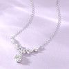 卡蒂罗KADER 紫藤花开项链 精致轻奢大气甜美爆闪水滴设计锁骨链 925银镶嵌闪锆简约百搭闪耀银河表白告白女生 毕业季 商品缩略图4