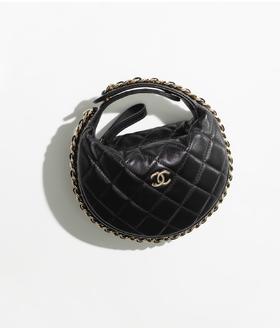 香奈儿 23C 早春度假系列 pouch圆圈链条手拿包 呼啦圈（LZ）