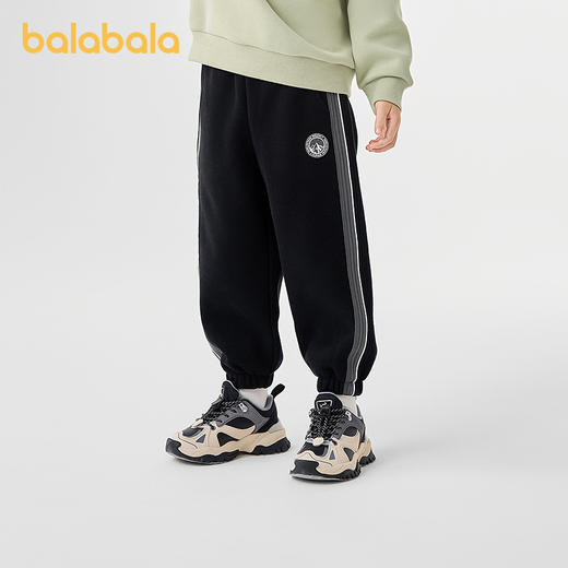 巴拉巴拉童装儿童裤子男童长裤秋冬装卫裤加绒保暖束脚休闲时尚潮 商品图2
