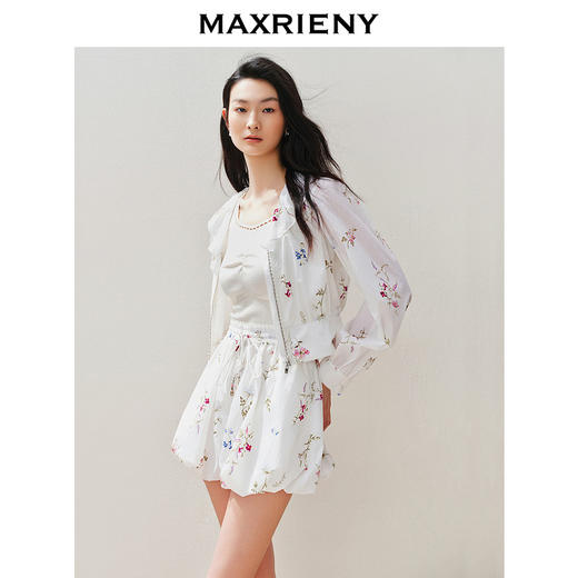 MAXRIENY【Day Dreaming-主题纪念款】精致休闲奇异花草防晒外套(货号:MC85JA059) 商品图2