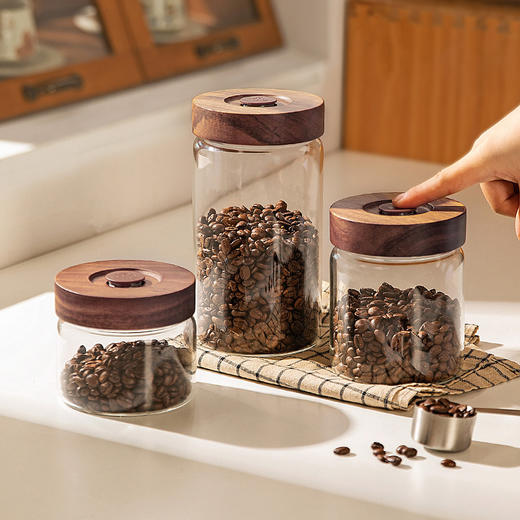 摩登主妇咖啡豆密封罐食品级真空茶叶奶粉收纳储存罐咖啡粉保存罐 商品图0