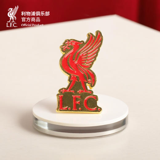【官方正版】利物浦俱乐部 | 红金利物鸟胸针设计感徽章配饰 商品图0