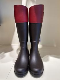 艾高 COTTAGE高帮胶靴女  ND672-F .【鞋底有膜，试穿小心】