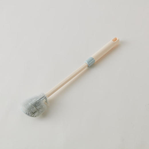  可伸缩清洁刷长柄杯刷硅胶瓶刷奶瓶刷可调折叠头瓶刷 商品图3
