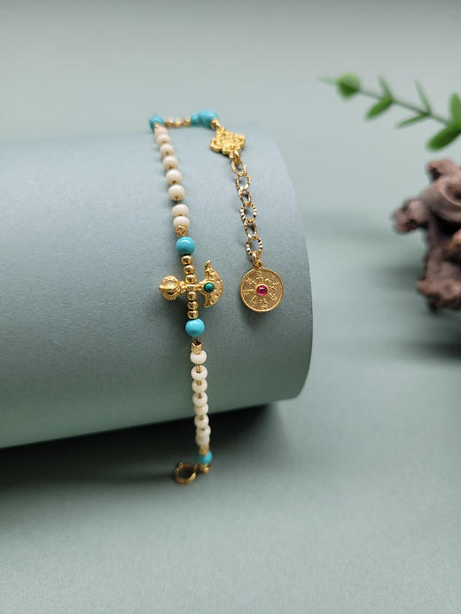 精品手链【绿松 红琉璃 珍珠 老山檀香 白水晶】 商品图13