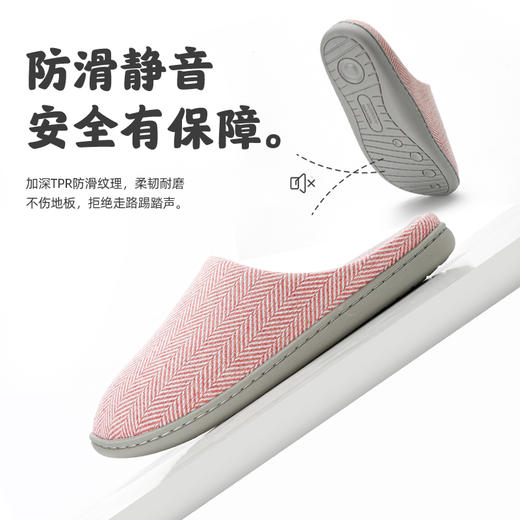 工厂直销✨【保暖棉拖鞋】秋冬季必不可少的御寒利器💥甄选羊毛呢面料，锁住热量不冻脚 超舒服！ 商品图2