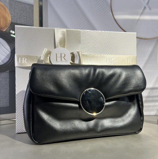 HR化妆品专柜化妆包  黑色皮质可改造斜挎包，皮质软糯 商品图2