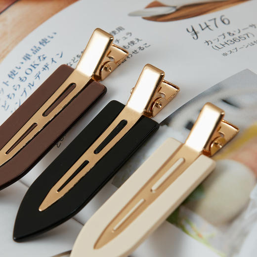  侧边夹前额碎发夹化妆发夹子鸭嘴无痕鸭嘴夹 商品图1