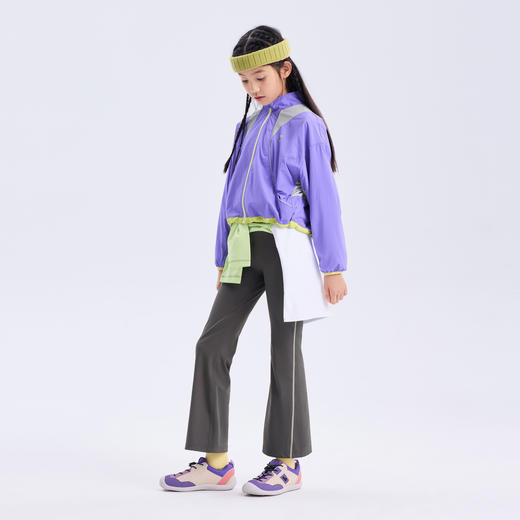 【代发】绿标运动喇叭裤儿童秋季长裤休闲裤子SUNNYWHITEGreen 商品图3