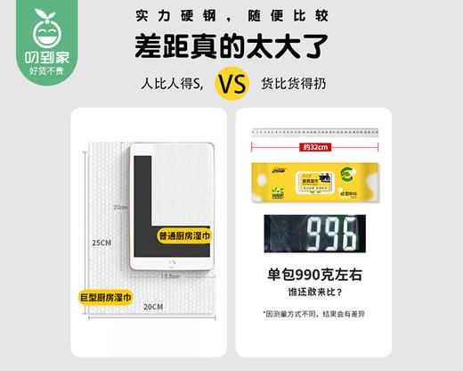 【到手2包】呢喃宝贝厨房湿巾/1份（80抽*2包） 商品图2