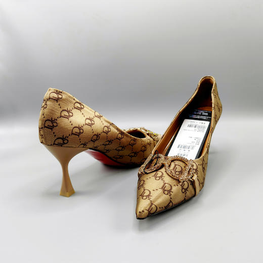 SZ3X01 -  椒房、 漆黑 、石绿色高跟鞋 -【诗说先秦~与时尚对话，与年龄和解，与诗意重逢！】 商品图4