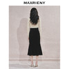 MAXRIENY浪漫优雅感蕾丝鱼尾半身裙2024秋冬新款复古赫本风裙子(货号:MS85SK763) 商品缩略图4