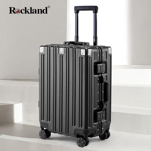 洛克兰先锋系列铝框箱 硬箱CRXB66铝框  白色/黑色/墨绿/深灰—rxs 商品图5