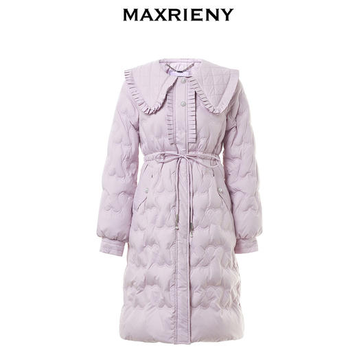 【防寒】MAXRIENY冬连帽小香风时尚加厚保暖格纹羽绒服(货号:MS88DC532) 商品图4