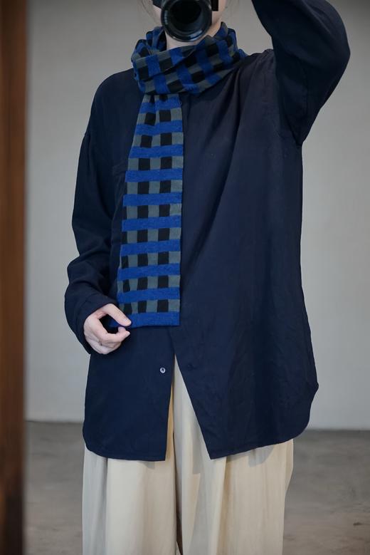 elsa esturgie 2色宽松版型羊毛薄衬衫 商品图0