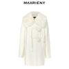 MAXRIENY【商场同款】雪绒之星新中式大衣冬款奶白色双面呢羊毛外套(货号:MC88CT516) 商品缩略图3
