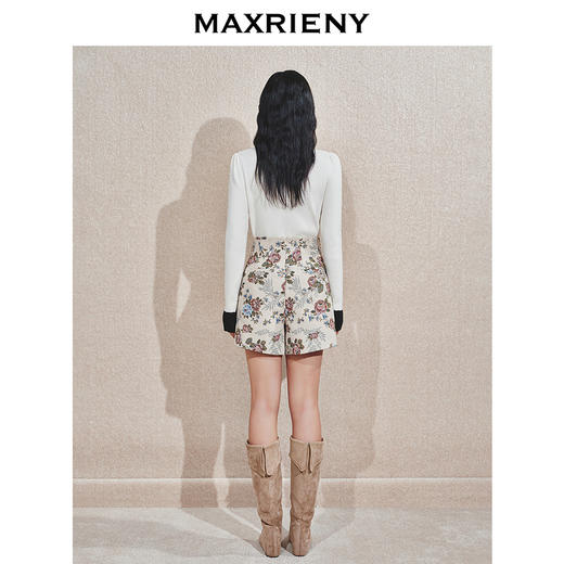 MAXRIENY套头针织衫女24冬新款千金小香风上衣显瘦高级气质打底(货号:MS85SW769) 商品图3