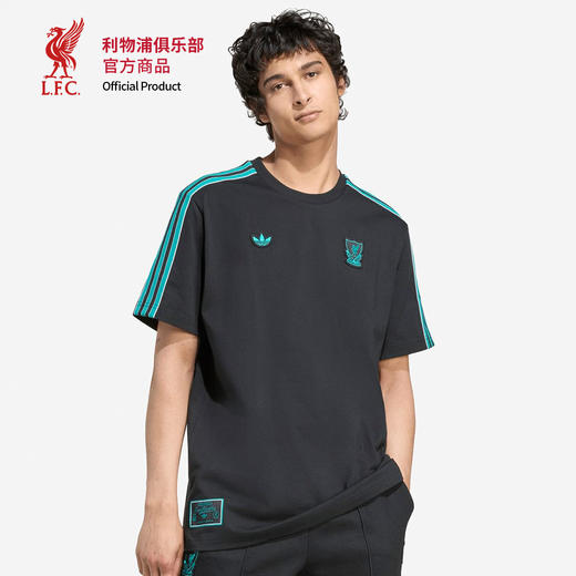 【官网同款】利物浦俱乐部 | ICON短袖休闲文化T恤黑色百搭 商品图0