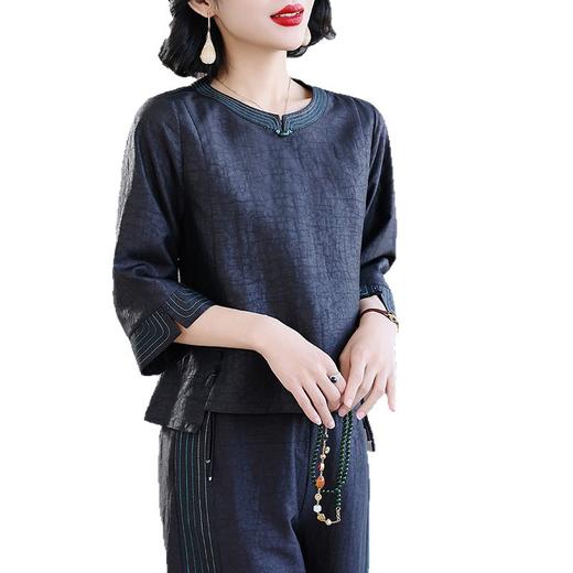 A5561两件套女2025新款中年妈妈装套装气质年轻 商品图4