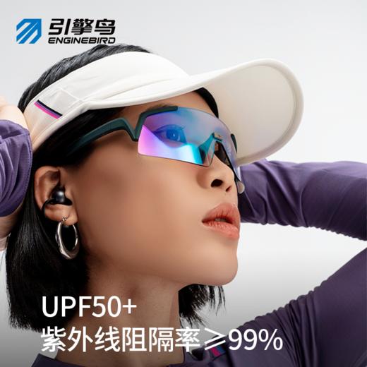 引擎鸟男女同款轻云运动防晒空顶帽 商品图3