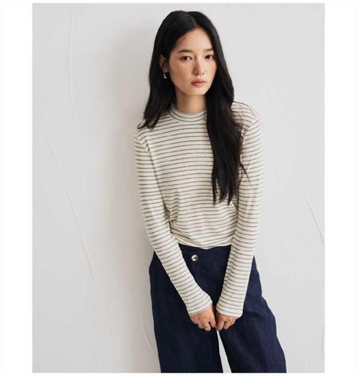 打底界的爱马仕‼️面料党狂喜🔥【立体缝线小立领醋酸羊毛系列】🐑 轻~垂~糯~ 裸感透气 奢华舒适 简直是享受☁️ 百搭不挑人🔥 ❌某宝同款在售 商品图2